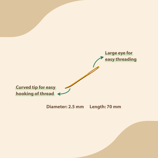 Clover Jumbo Tapestry Bent Needles (2ct)