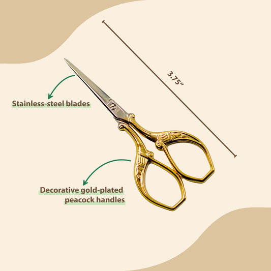DMC Peacock Embroidery Scissors