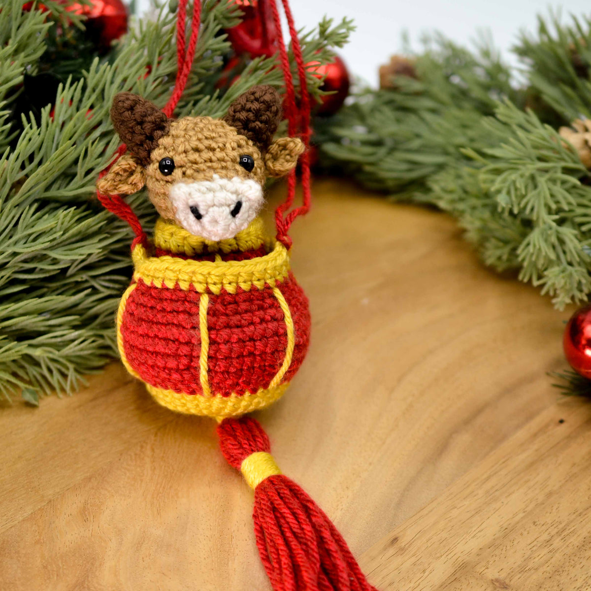 Lunar New Year Ox and Lantern Crochet Pattern