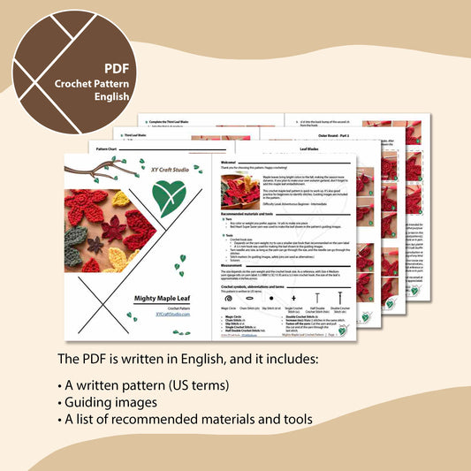 Maple Leaf Crochet Pattern