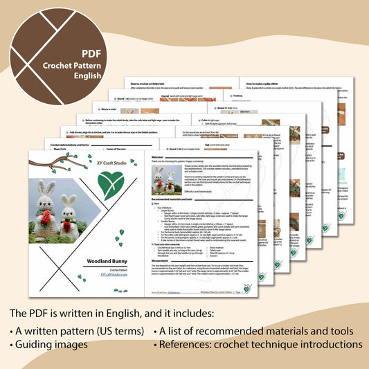 Woodland Bunny Crochet Pattern