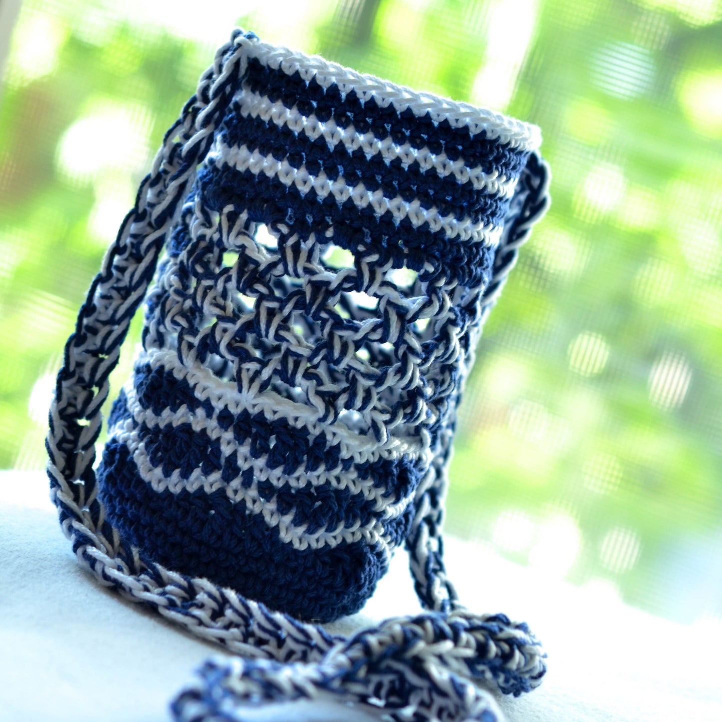 Ocean’s Catch Bottle Holder Crochet Pattern