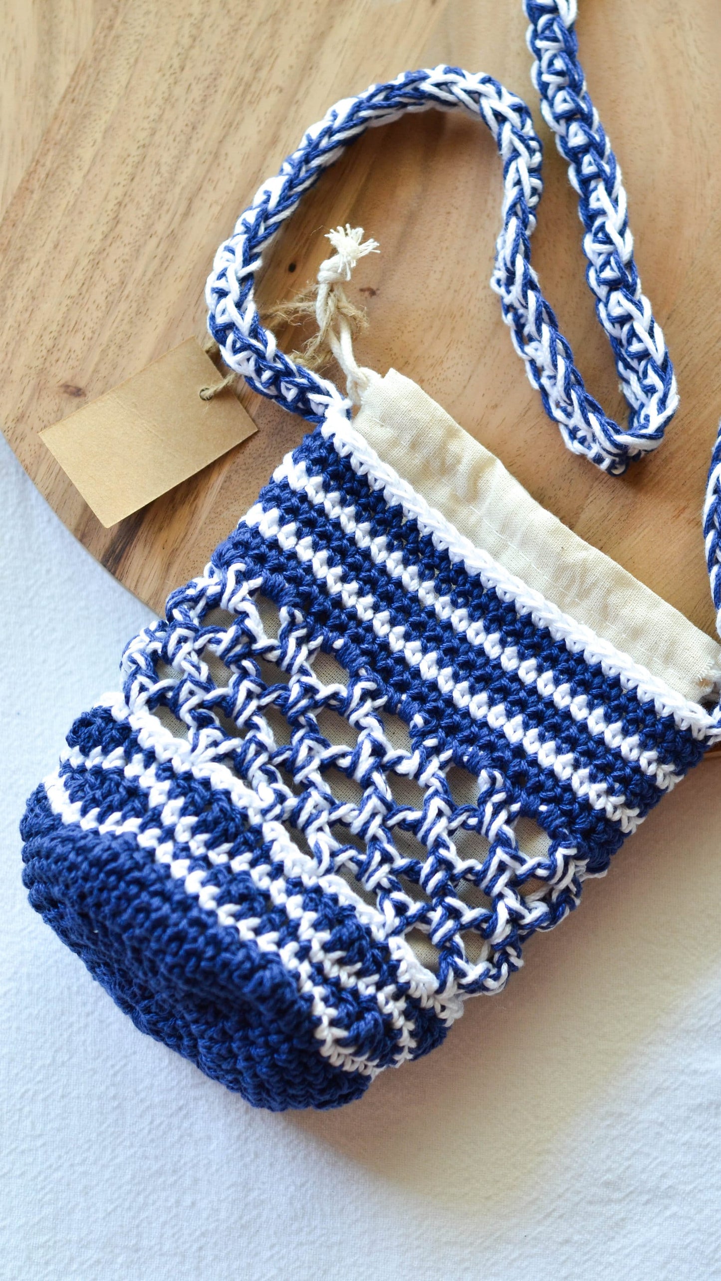 Ocean’s Catch Bottle Holder Crochet Pattern