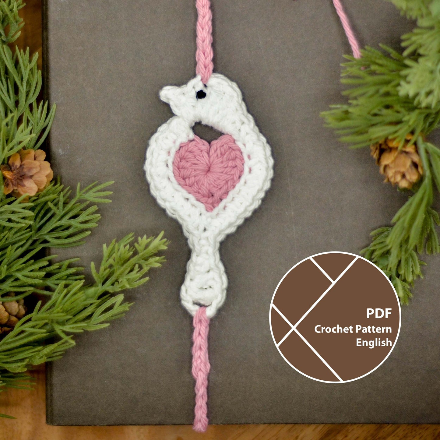 Lovebird Bookmark Crochet Pattern