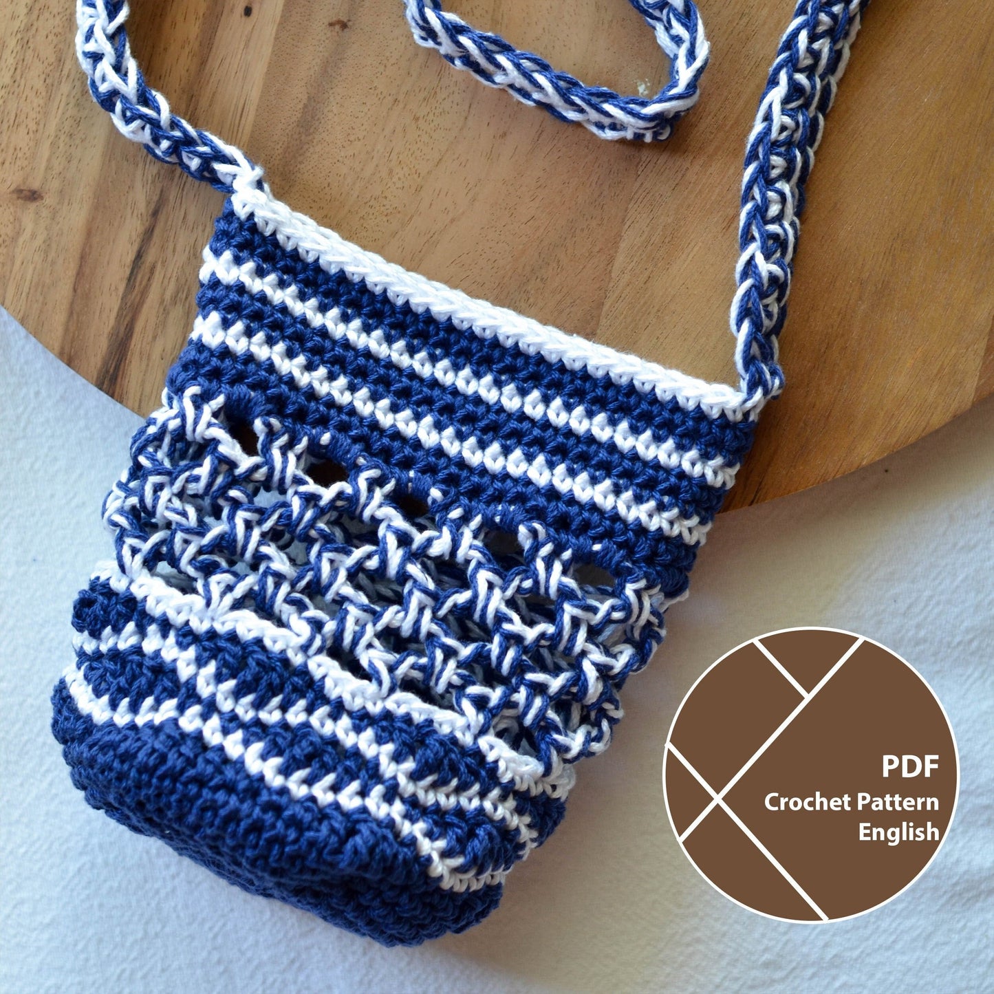 Ocean’s Catch Bottle Holder Crochet Pattern
