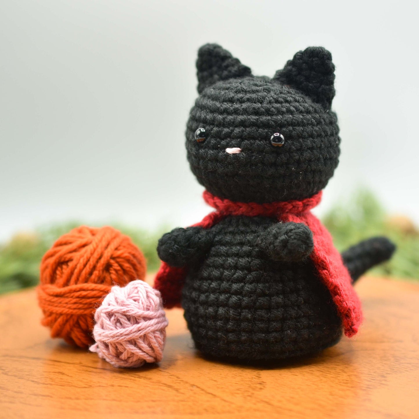 Halloween Crochet Pattern: Black Cat Amigurumi (PDF)