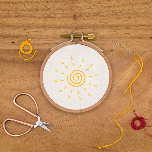 Stitching the Sun Embroidery Tutorial