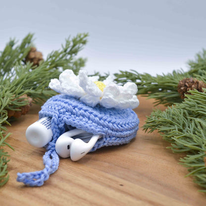 Daisy Pouch Bag Charm Crochet Pattern