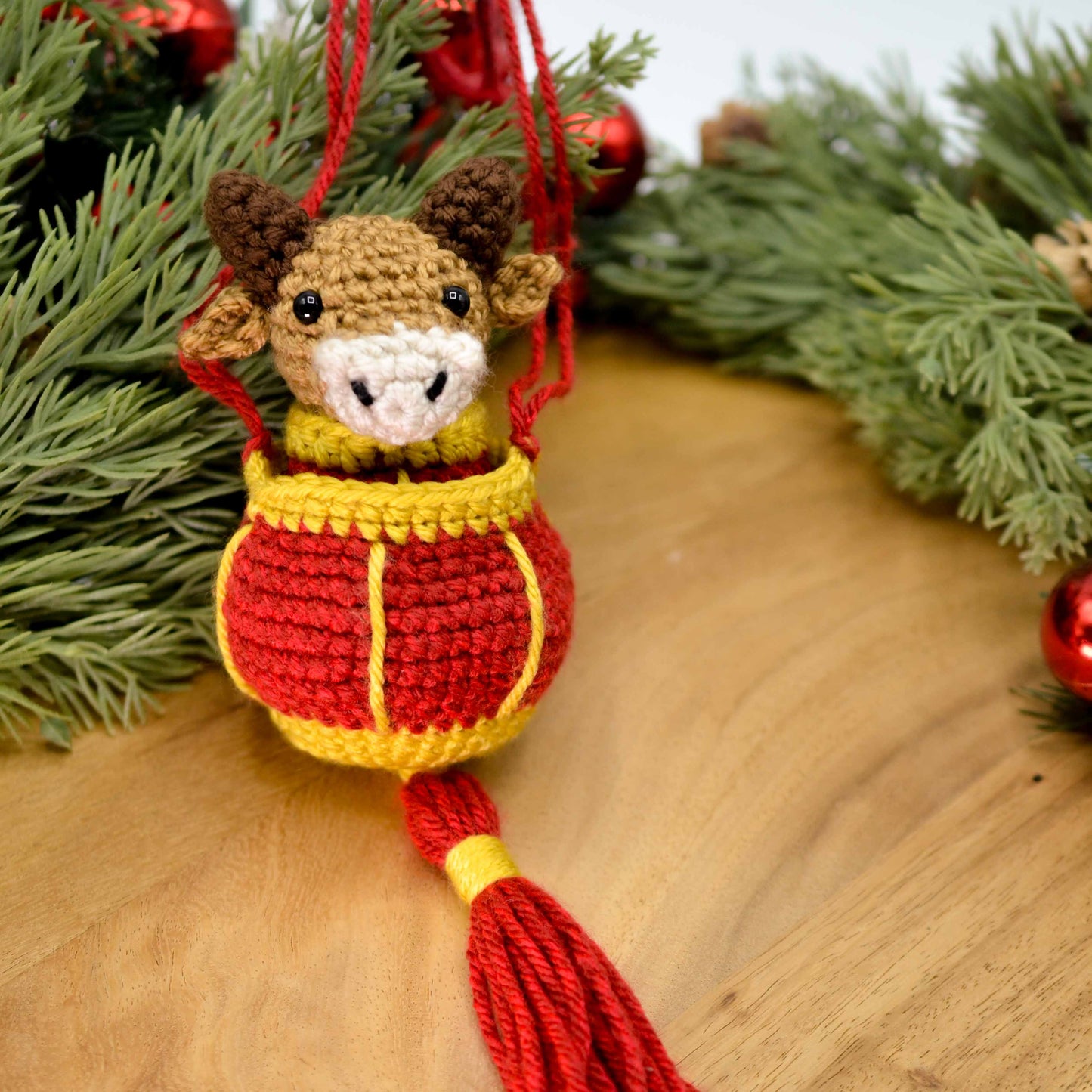 Lunar New Year Ox and Lantern Crochet Pattern