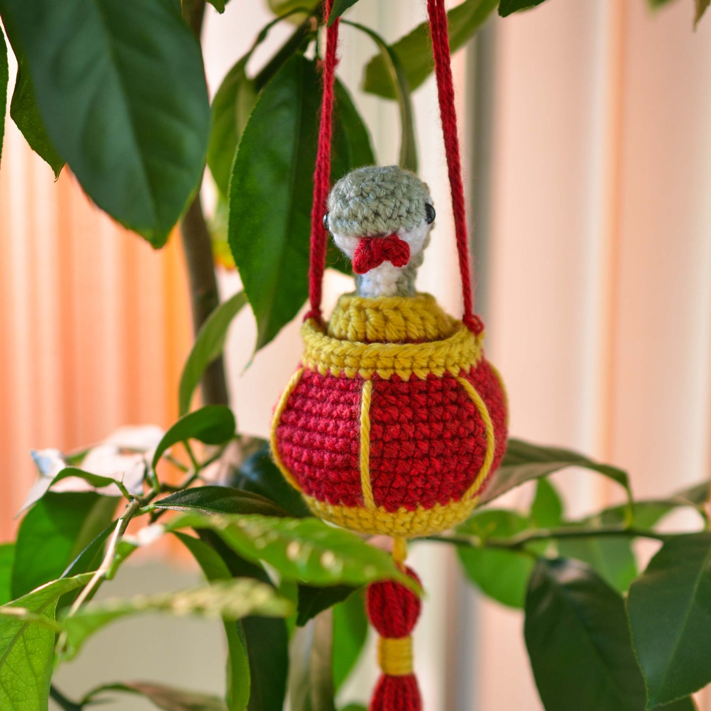 Lunar New Year Snake and Lantern Crochet Pattern