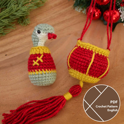 Lunar New Year Snake and Lantern Crochet Pattern