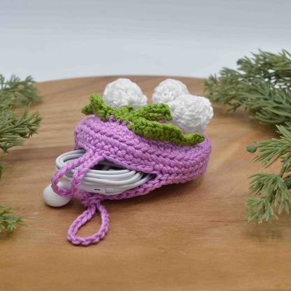 Lily of the Valley Pouch Bag Charm Crochet Pattern