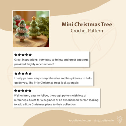 Review for Mini Christmas Tree Crochet Pattern