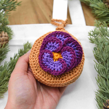 Violet Pouch Bag Charm Crochet Pattern
