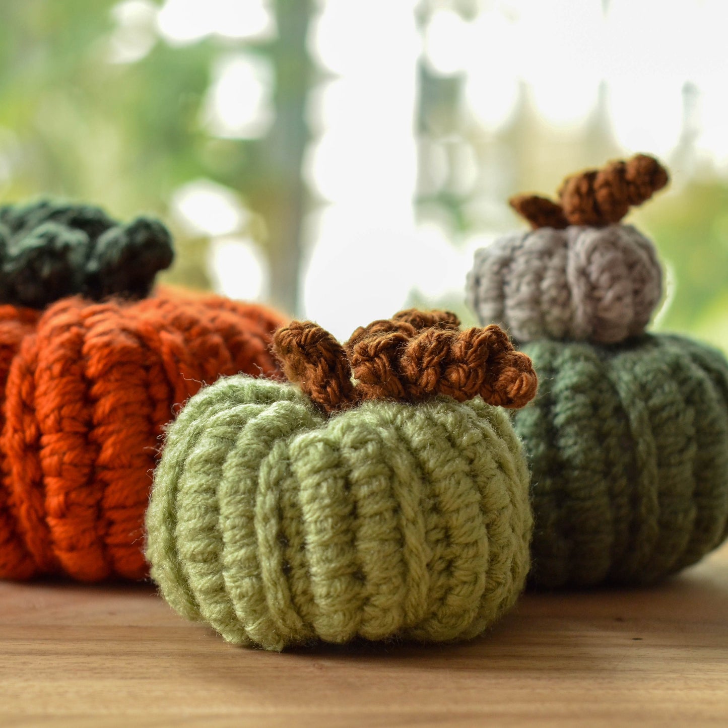 Curly Vine Pumpkin Crochet Pattern