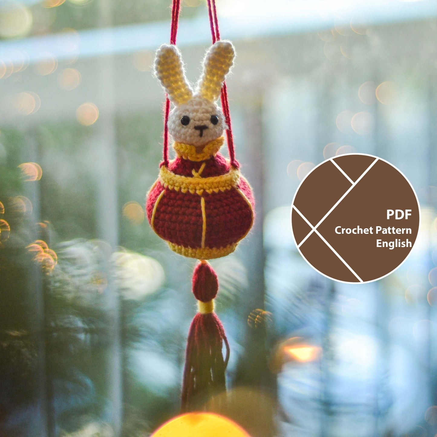 Lunar New Year Rabbit and Lantern Crochet Pattern