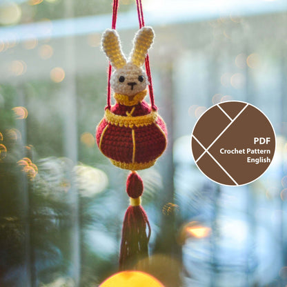 Lunar New Year Rabbit and Lantern Crochet Pattern