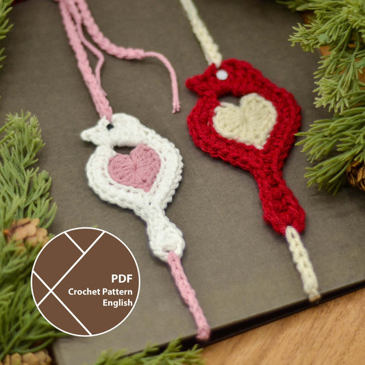 Lovebird Bookmark Crochet Pattern