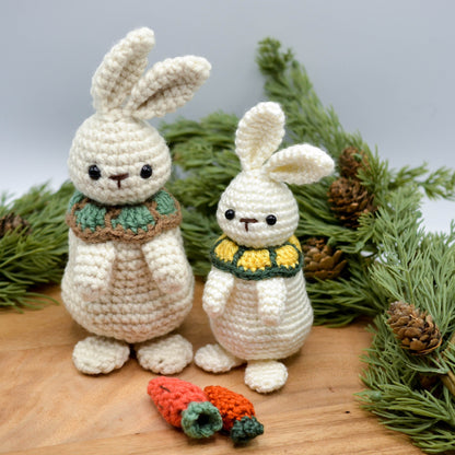 Woodland Bunny Crochet Pattern (no-sew)