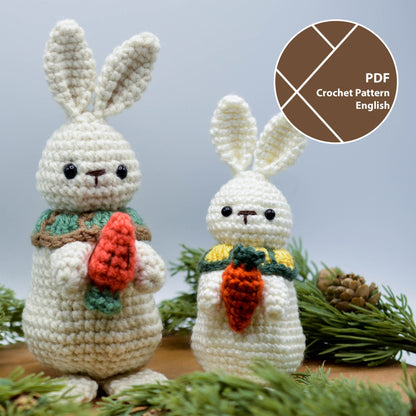 Woodland Bunny Crochet Pattern (no-sew)