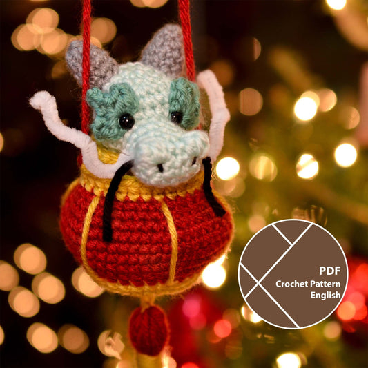 Lunar New Year Dragon and Lantern Crochet Pattern