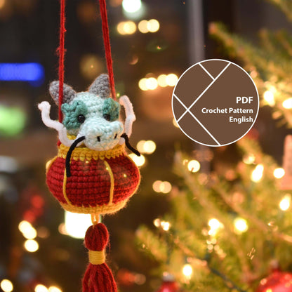 Lunar New Year Dragon and Lantern Crochet Pattern